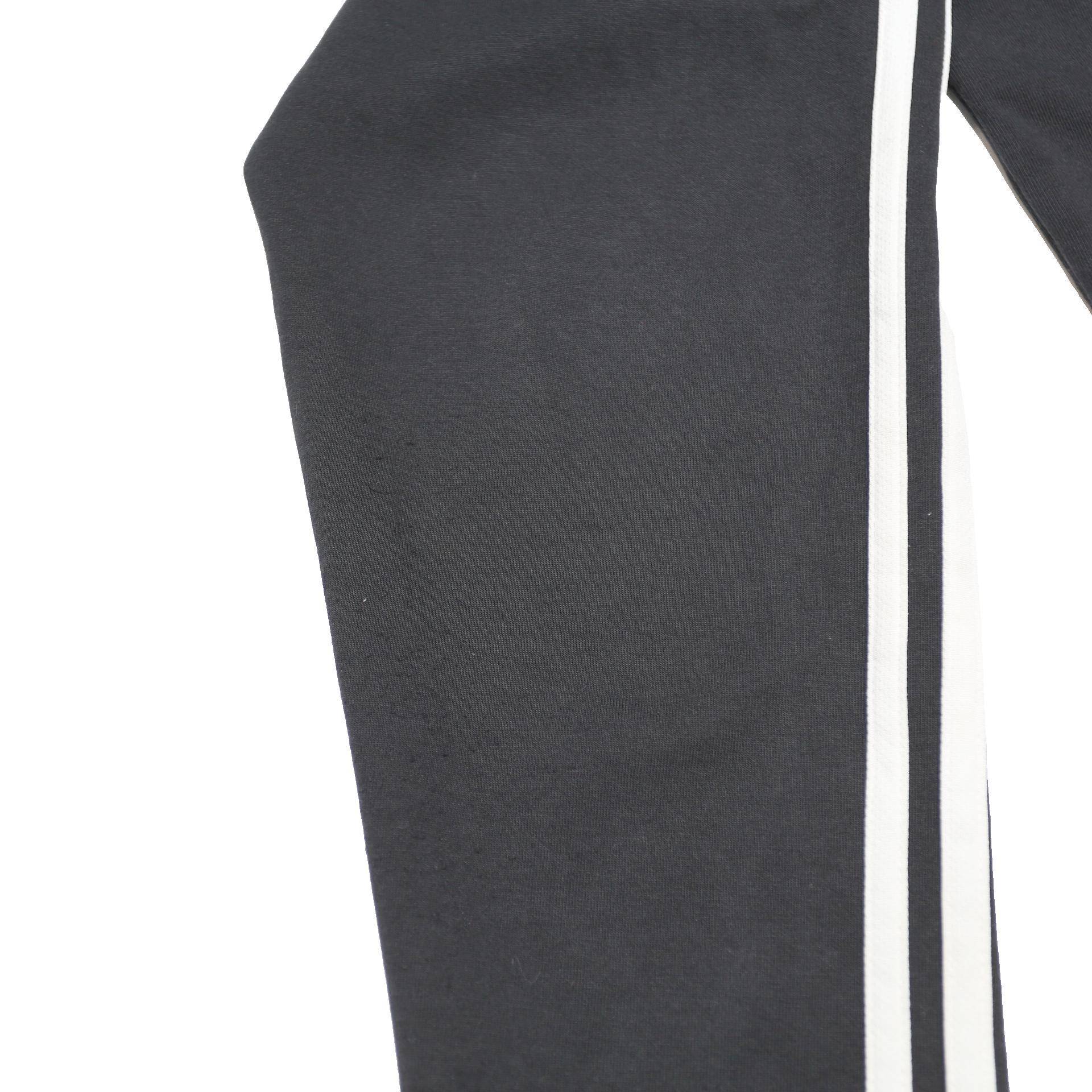 ADIDAS Mens Black Hoodie XL Zip Up Cotton Blend Sportswear Sweatshirt