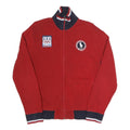 POLO RALPH LAUREN Mens Red Striped Team USA Olympic Cotton Blend Jacket M Zip