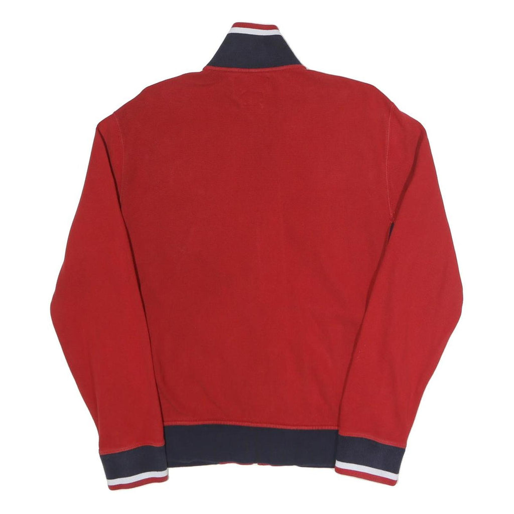 POLO RALPH LAUREN Mens Red Striped Team USA Olympic Cotton Blend Jacket M Zip