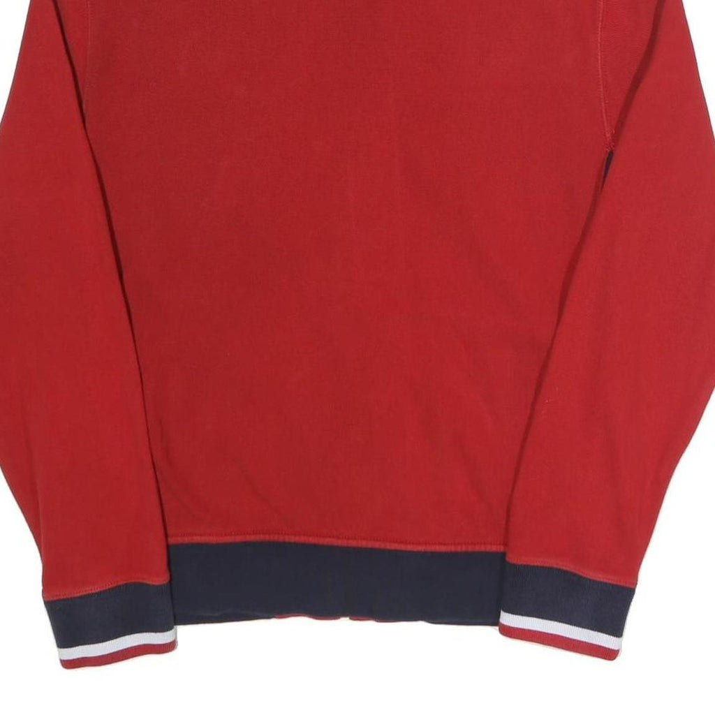 POLO RALPH LAUREN Mens Red Striped Team USA Olympic Cotton Blend Jacket M Zip