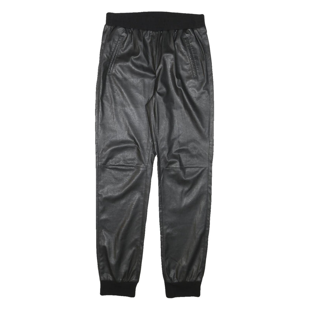 BCBGMAXAZRIA Womens Polyamide Blend Black Relaxed Jogger Trousers W27 L29