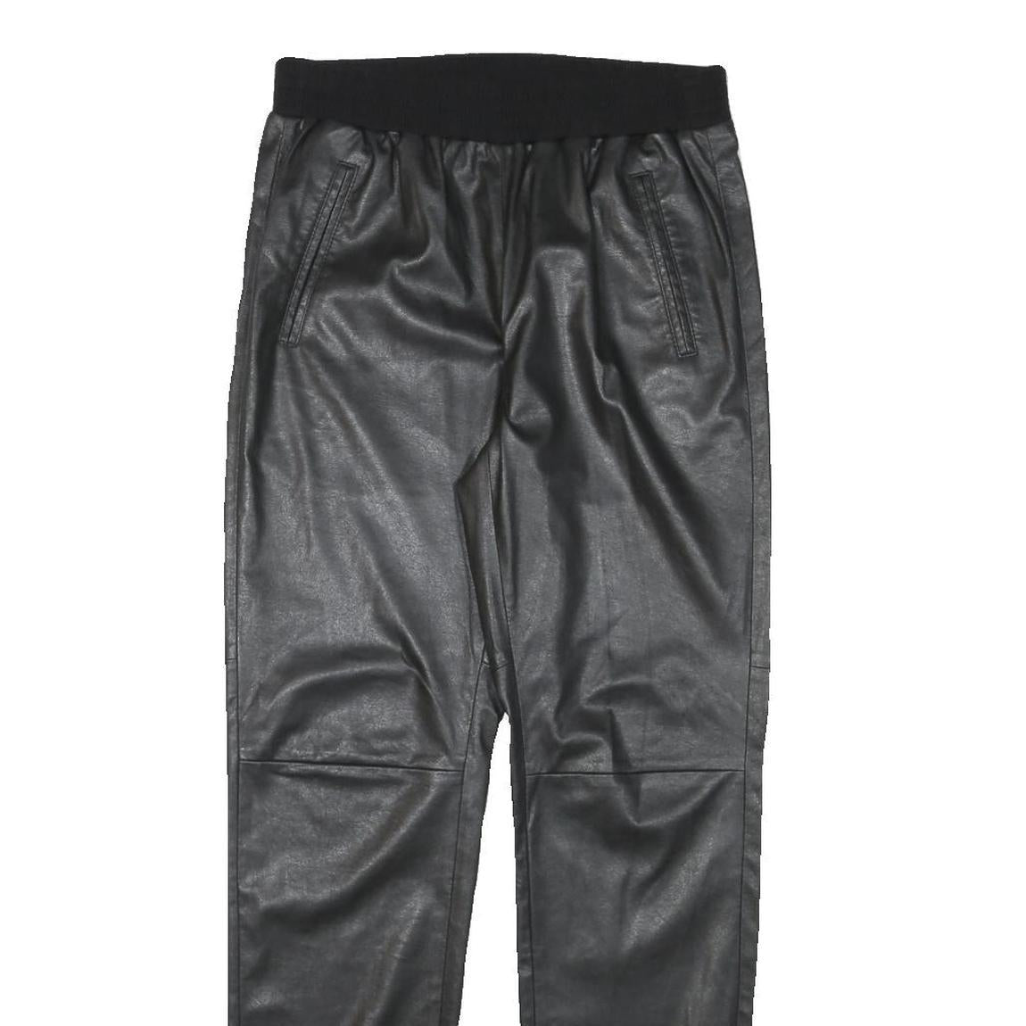 BCBGMAXAZRIA Womens Polyamide Blend Black Relaxed Jogger Trousers W27 L29