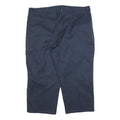 DICKIES Mens Cotton Blend Navy Regular Straight Trousers W40 L23 Workwear