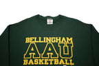 JERZEES Mens Green Bellingham AAU Basketball Crew Neck XL Sweatshirt Cotton