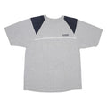 CHAPS RALPH LAUREN Mens Grey & Navy Blue Modern T-Shirt M Short Sleeve Crew Neck