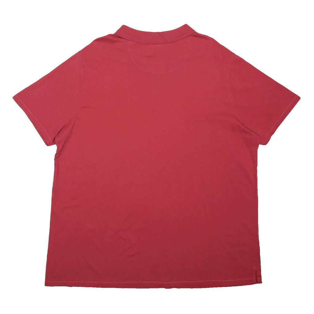 JOE BROWNS Mens Red Polo Shirt Short Sleeve Plain 3XL Cotton Blend Casual