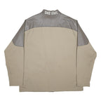 NIKE Mens Beige & Grey Ohio State Varsity Jacket 2XL Polyester Zip Casual Sport
