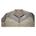 NIKE Mens Beige & Grey Ohio State Varsity Jacket 2XL Polyester Zip Casual Sport