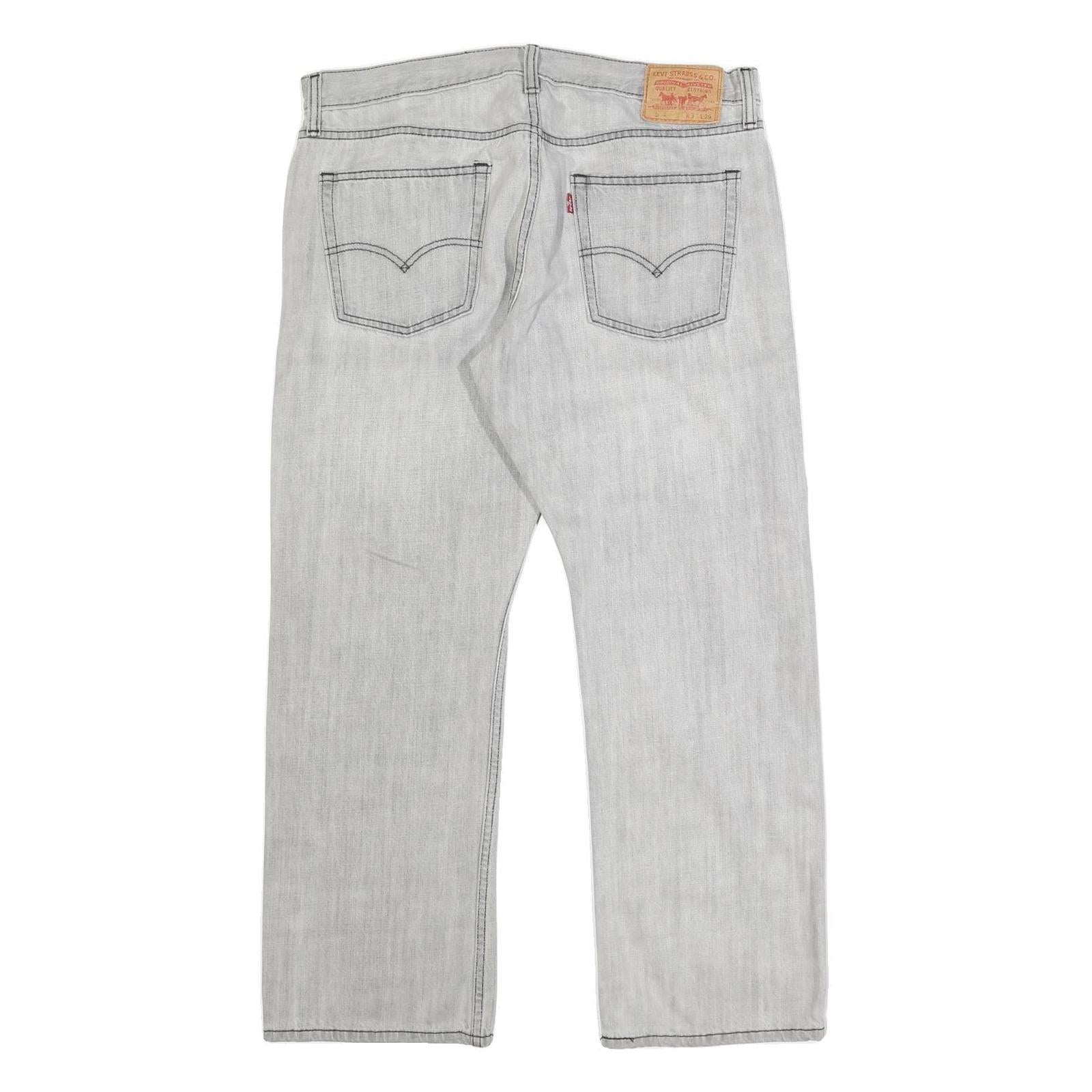 LEVI'S 514 Classic Mens Jeans Blue Classic Straight Denim Medium W36 L29