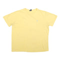 POLO RALPH LAUREN Mens Yellow Classic T-Shirt XL Crew Neck Short Sleeve Cotton