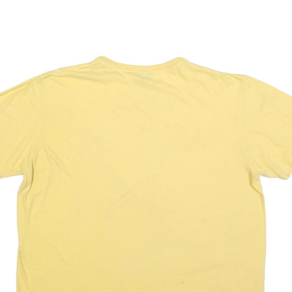 POLO RALPH LAUREN Mens Yellow Classic T-Shirt XL Crew Neck Short Sleeve Cotton