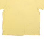 POLO RALPH LAUREN Mens Yellow Classic T-Shirt XL Crew Neck Short Sleeve Cotton