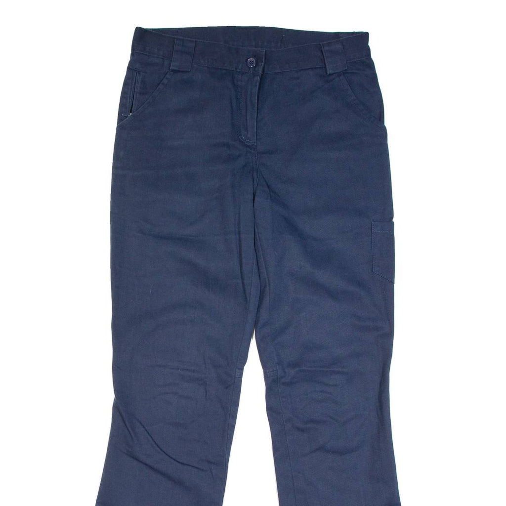 DICKIES Workwear Womens Trousers Blue Regular Straight W30 L29