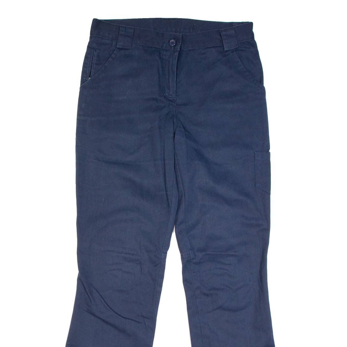 DICKIES Workwear Womens Trousers Blue Regular Straight W30 L29
