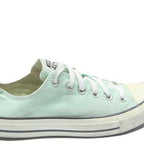 CONVERSE Chuck Taylor All Star Womens Lace-Up Trainers Pale Green Canvas UK 8