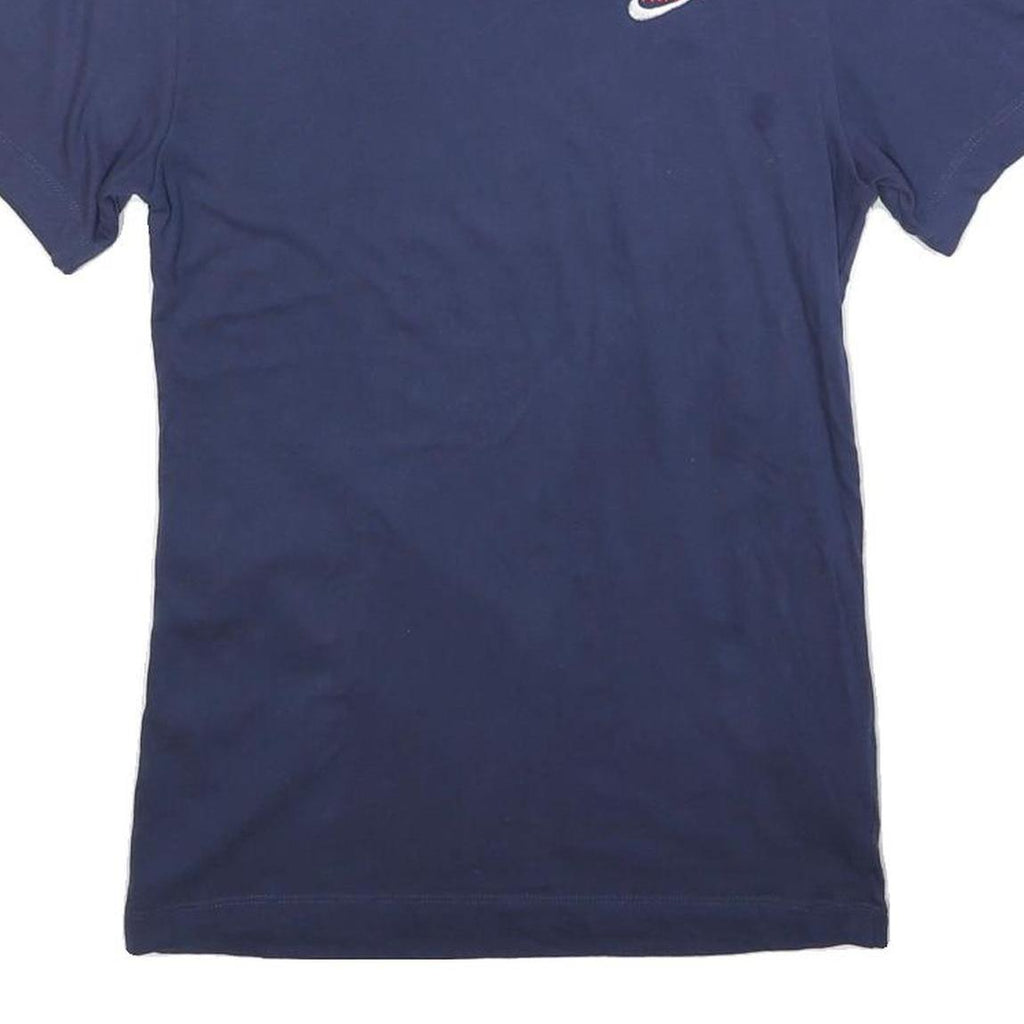 NIKE Mens Navy Blue Classic T-Shirt XS Short Sleeve Crew Neck Cotton Casual