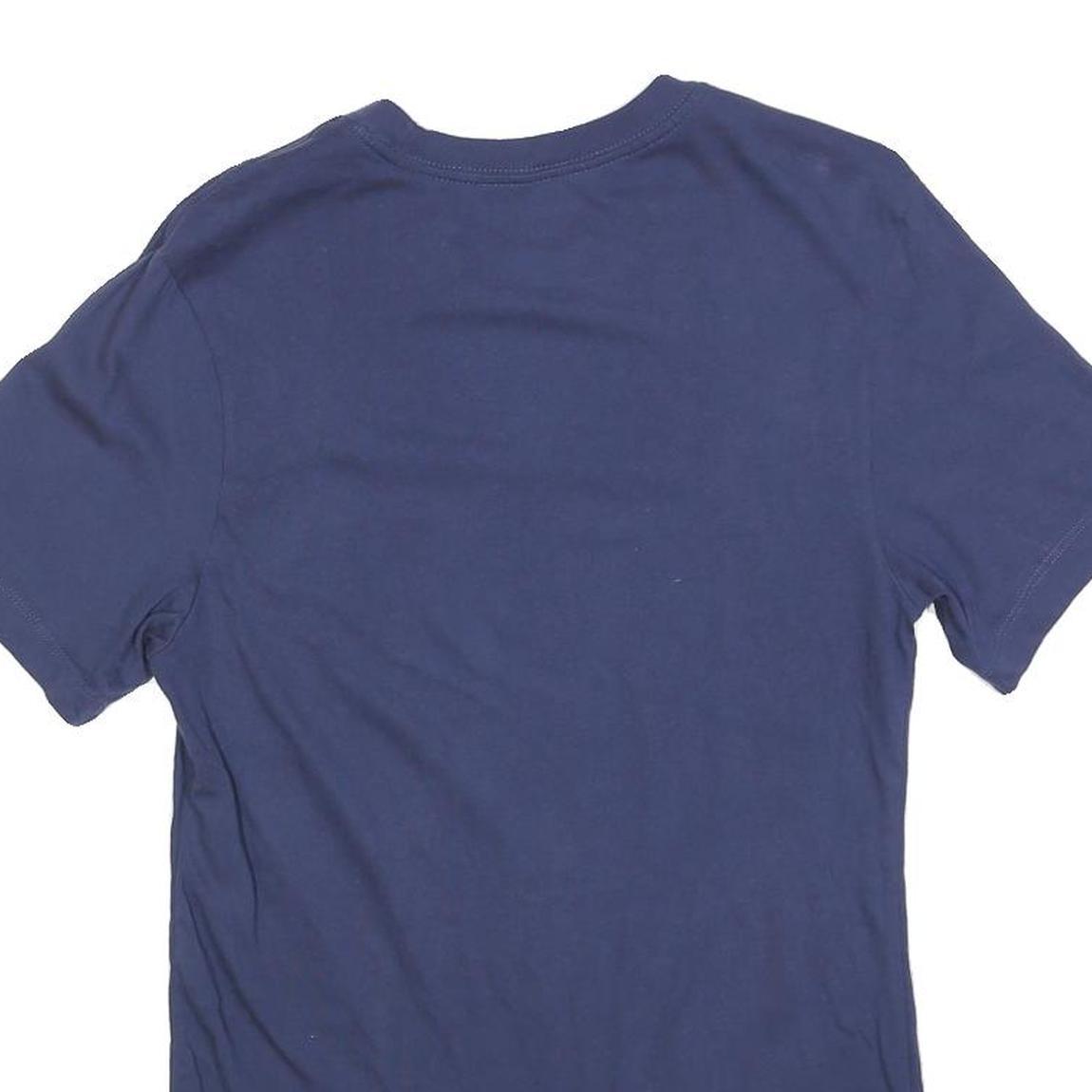 NIKE Mens Navy Blue Classic T-Shirt XS Short Sleeve Crew Neck Cotton Casual