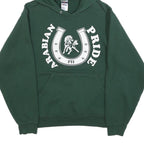 JERZEES Mens Green Arabian Pride Hoodie S Cotton Blend Pullover Casual