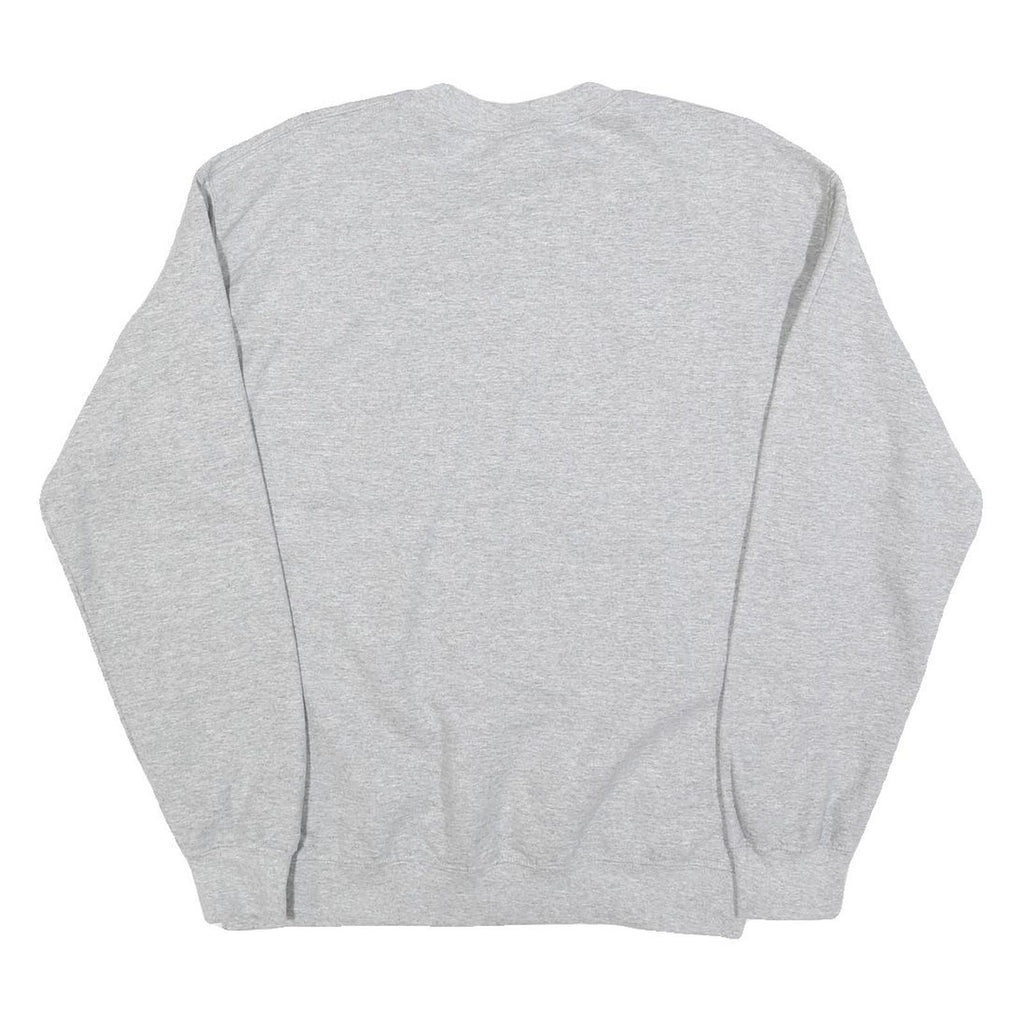 GILDAN Mens Grey Irvine Valley College Crew Neck M Cotton Blend Sweatshirt