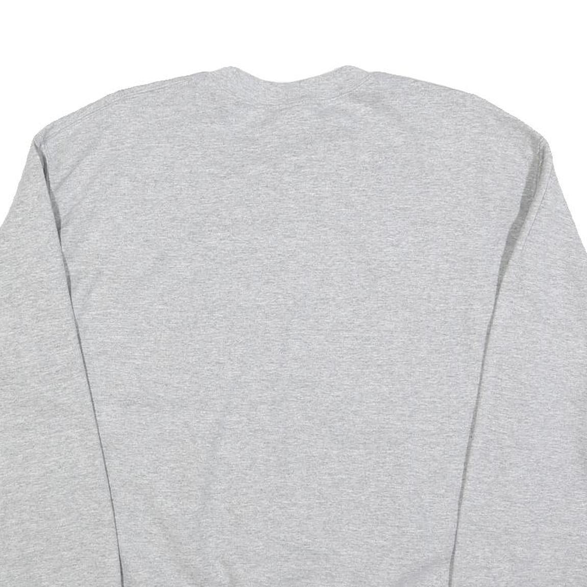 GILDAN Mens Grey Irvine Valley College Crew Neck M Cotton Blend Sweatshirt