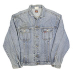 LEE Mens Blue Denim Jacket M Cotton Classic Button Closure Vintage Workwear