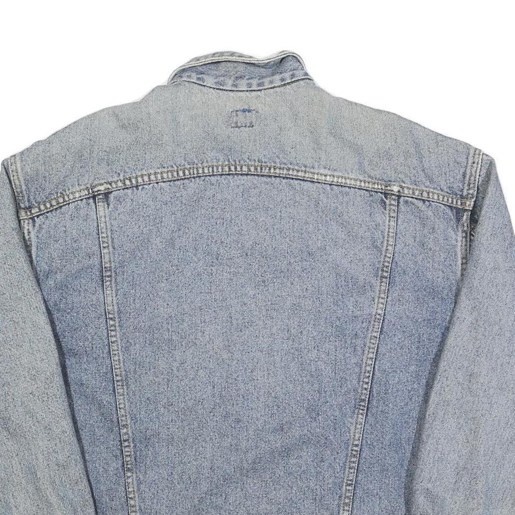 LEE Mens Blue Denim Jacket M Cotton Classic Button Closure Vintage Workwear