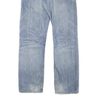 LEVI'S 501 Mens Blue Regular Straight Denim Cotton Blend Light W31 L30 Button