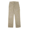 CARHARTT Mens Cotton Blend Beige Regular Straight Trousers W32 L32 Workwear