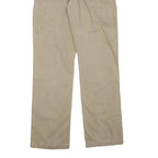 CARHARTT Mens Cotton Blend Beige Regular Straight Trousers W32 L32 Workwear