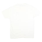 ESPRIT Mens White T-Shirt L Short Sleeve Crew Neck Cotton Blend Casual Graphic