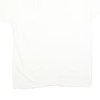 ESPRIT Mens White T-Shirt L Short Sleeve Crew Neck Cotton Blend Casual Graphic