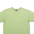 NAUTICA Mens Green Cotton Blend T-Shirt XL Short Sleeve Crew Neck Classic