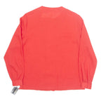 DONNELLY Womens Blouse Red Long Sleeve UK 10