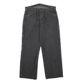 DICKIES Mens Jeans Black Relaxed Straight Denim Medium W34 L29 Workwear Utility