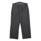 DICKIES Mens Jeans Black Relaxed Straight Denim Medium W34 L29 Workwear Utility
