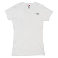 THE NORTH FACE Womens White XS Short Sleeve Crew Neck Logo Graphic T-Shirt