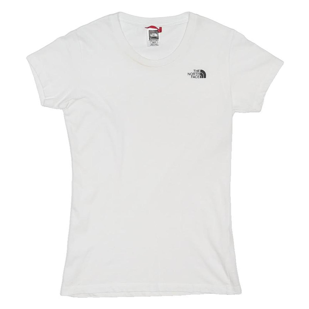 THE NORTH FACE Womens White XS Short Sleeve Crew Neck Logo Graphic T-Shirt