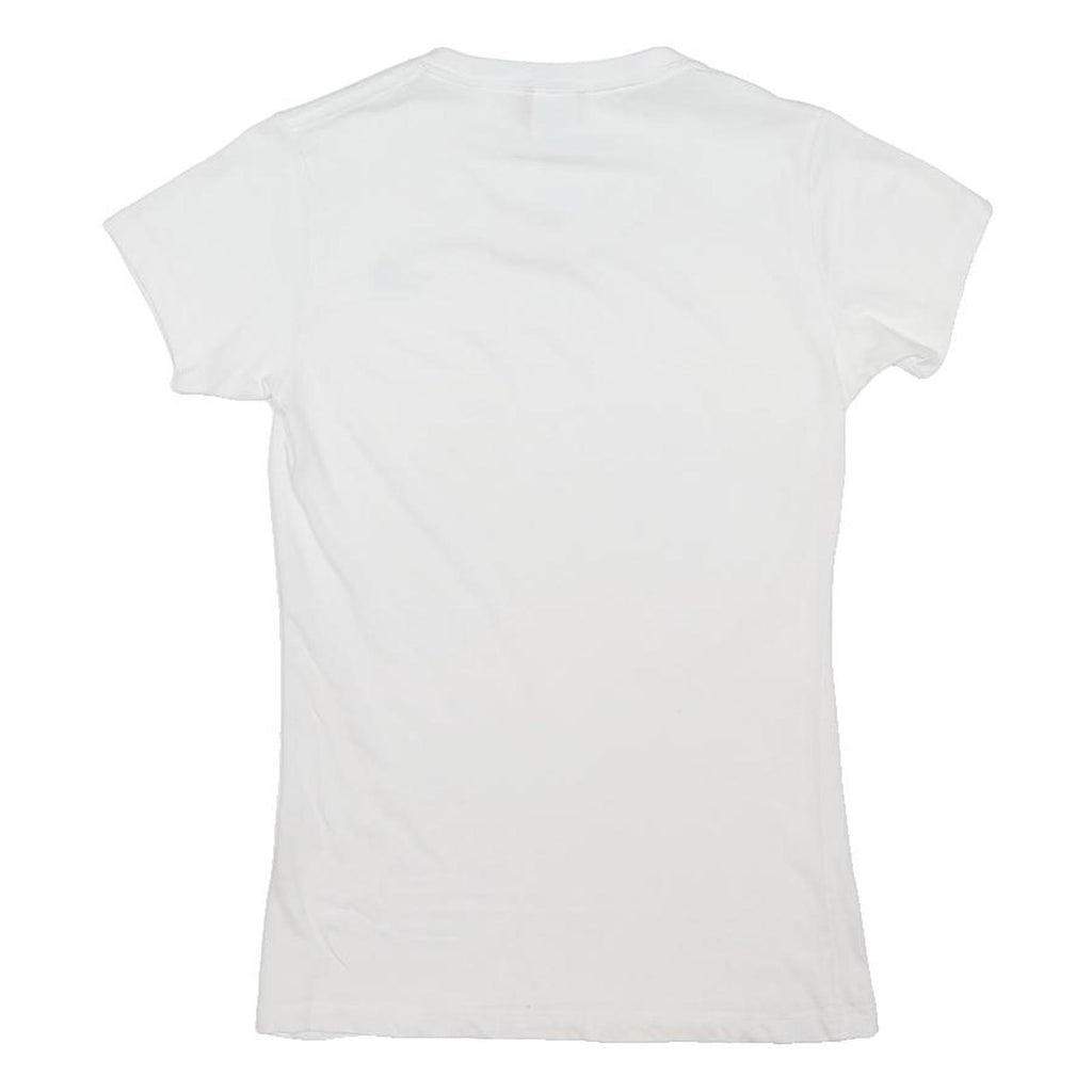 THE NORTH FACE Womens White XS Short Sleeve Crew Neck Logo Graphic T-Shirt