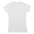 THE NORTH FACE Womens White XS Short Sleeve Crew Neck Logo Graphic T-Shirt
