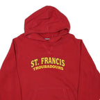 TOMMY HILFIGER Mens Red St Francis Troubadours Pullover Hoodie M Casual Cotton