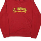 TOMMY HILFIGER Mens Red St Francis Troubadours Pullover Hoodie M Casual Cotton