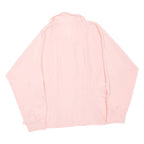 Womens Blouse Pink Collared Long Sleeve L