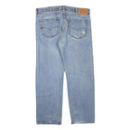 LEVI'S 505 Mens Jeans Blue Regular Straight Denim Medium W38 L30 Classic Fit Zip