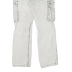 CARHARTT Mens Cotton Beige Regular Straight Leg Trousers W30 L32 Casual Workwear