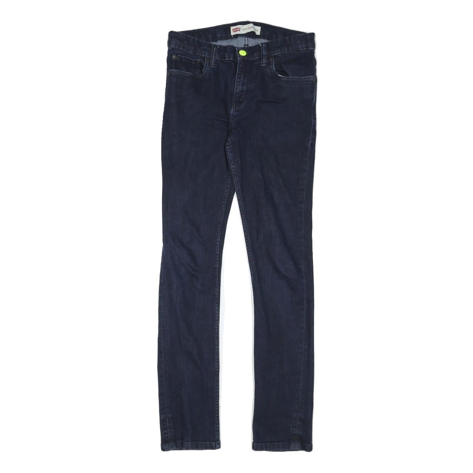 LEVI'S Womens Slim Jeans Blue Denim W28 L30 Zip Skinny Stretch Stylish