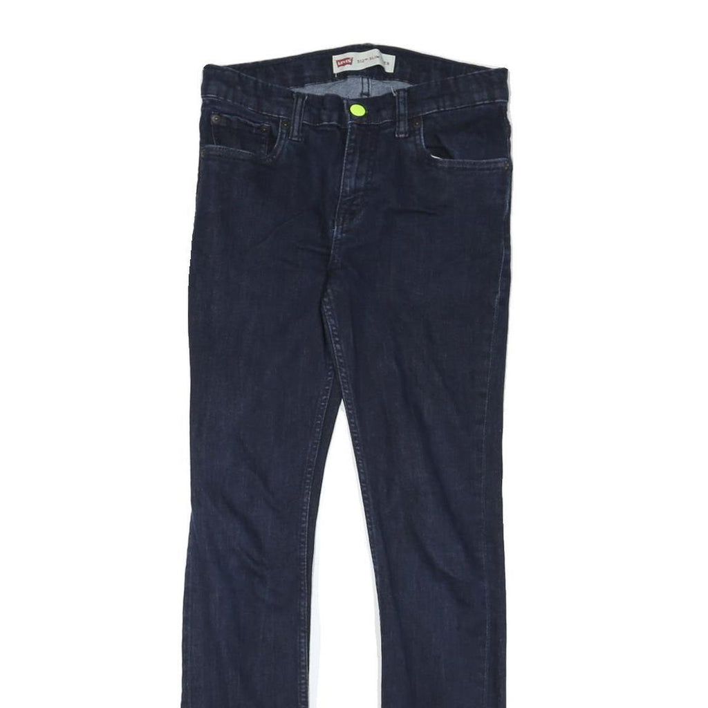LEVI'S Womens Slim Jeans Blue Denim W28 L30 Zip Skinny Stretch Stylish