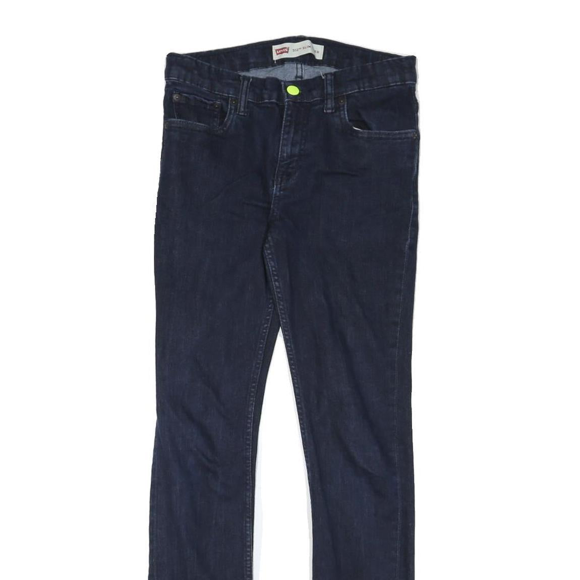 LEVI'S Womens Slim Jeans Blue Denim W28 L30 Zip Skinny Stretch Stylish