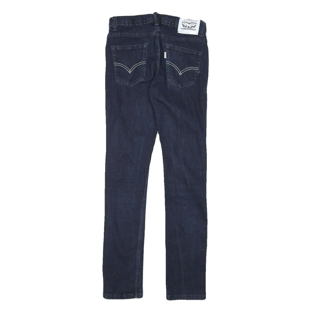 LEVI'S Womens Slim Jeans Blue Denim W28 L30 Zip Skinny Stretch Stylish