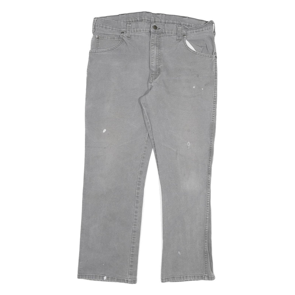 DICKIES Mens Regular Fit Grey Denim Jeans W32 L27 Workwear Straight Cotton Blend