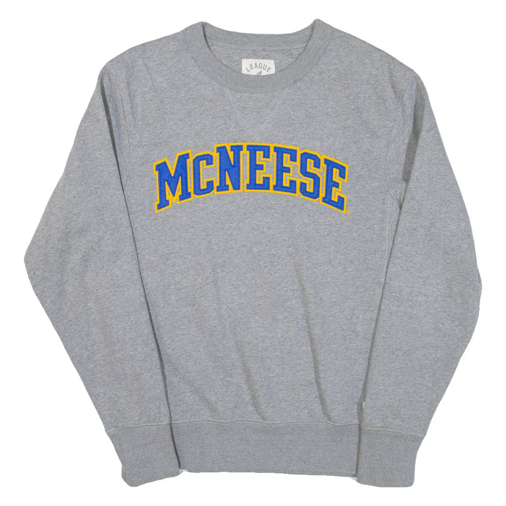 LEAGUE Mcneese Mens Sweatshirt Grey USA S